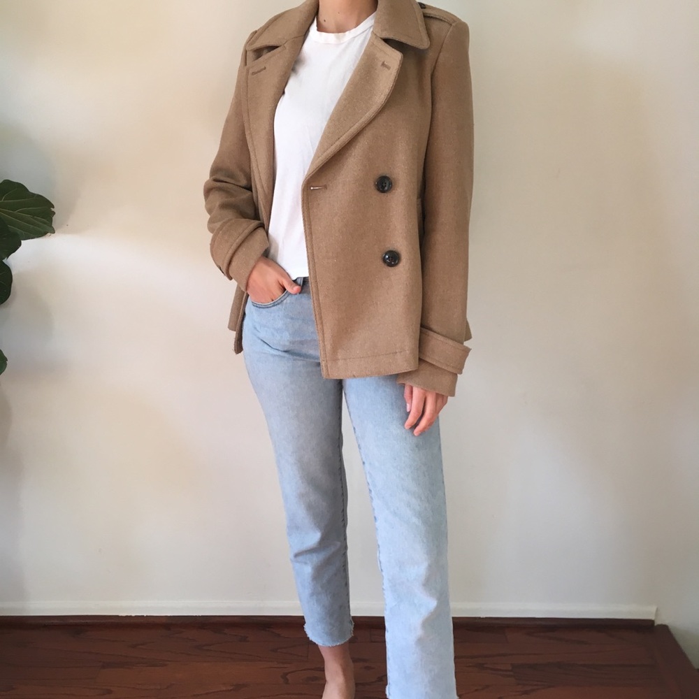 Camel Color Pea Coat by Gap